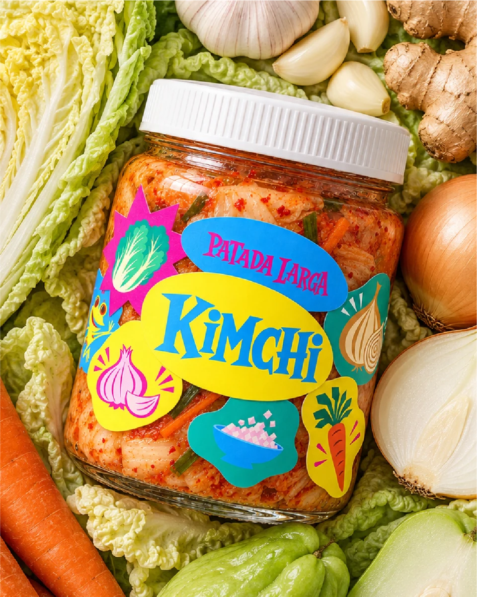 Kimchi de Patada Larga entre sus ingredientes